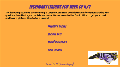 Legendary Leaders 4/1